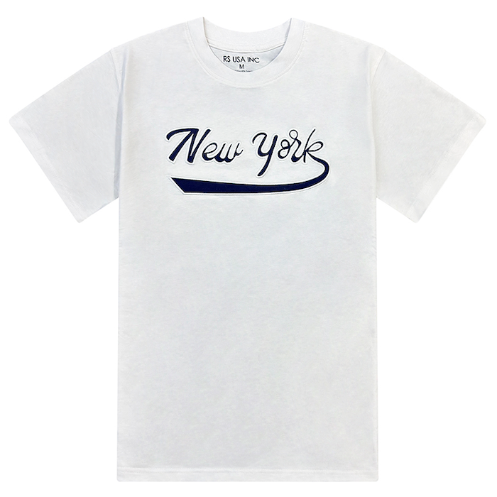 Retro Applique NEW YORK T Shirt (2 Colors)