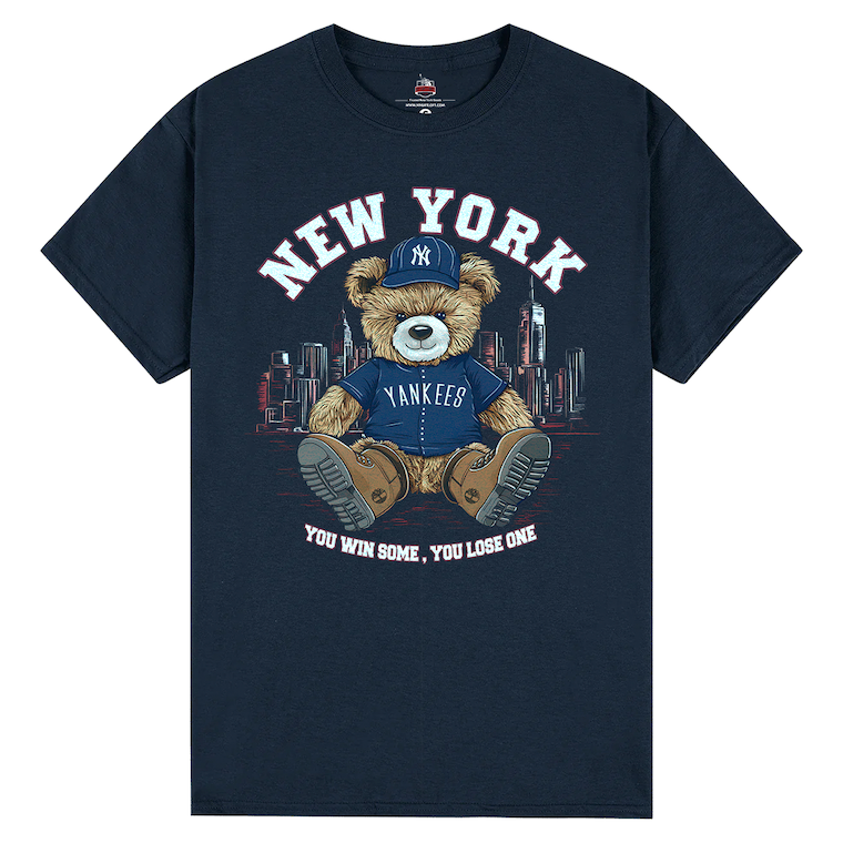 New York Yankees "You Win Some, You Lose One" Navy Teddy Tee (7 Sizes)