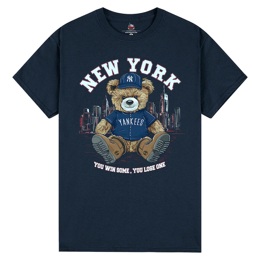New York Yankees "You Win Some, You Lose One" Navy Teddy Tee (7 Sizes)