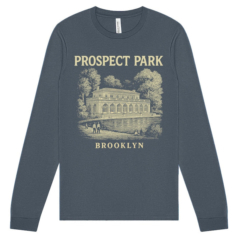 Vintage Navy Prospect Park Brooklyn Long Sleeve