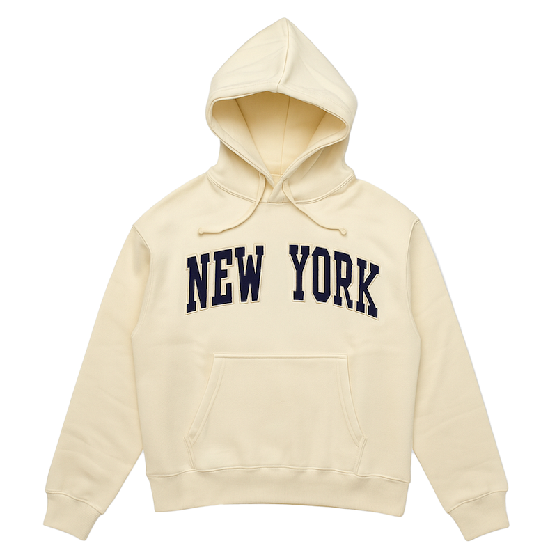 New York Jersey Appliqué Hoodie (2 Colors)