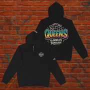 Graffiti QUEENS Heavy Blend Graphic Zip Hoodie (6 Sizes)