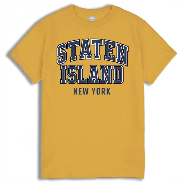 Classic STATEN ISLAND New York T-Shirt (5 Colorways)
