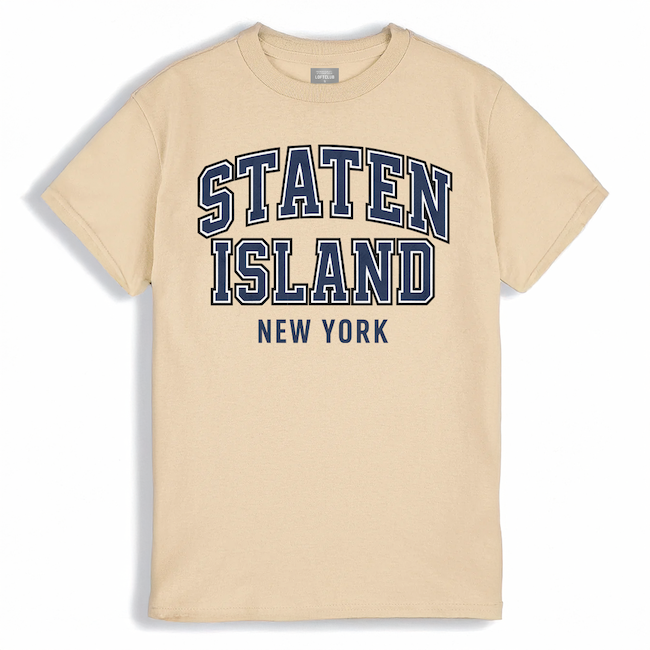 Classic STATEN ISLAND New York T-Shirt (5 Colorways)