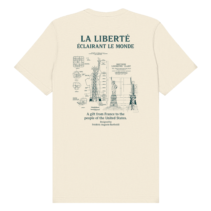 Statue of Liberty 1884 - "Liberty Enlightening The World" Tribute Tee