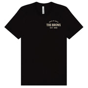 The Bronx: EST. 1898 "The Boogie Down" Architecture Black T-Shirt