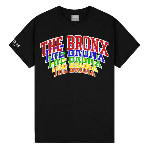 THE BRONX Stacked Multicolor Screen Print T-Shirt (2 Shades)