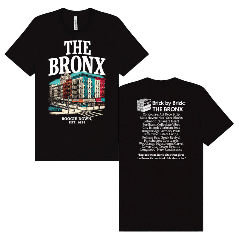 The Bronx – Boogie Down Architecture Black T-Shirt