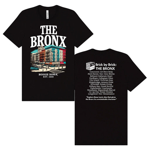 The Bronx – Boogie Down Architecture Black T-Shirt