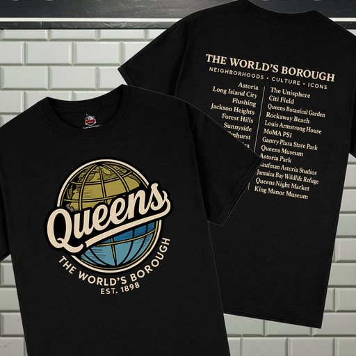 The World's Borough QUEENS T-Shirt (S-4XL)