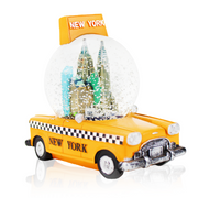 Yellow Cab Taxi "NEW YORK" Snow Globe (3 Sizes)