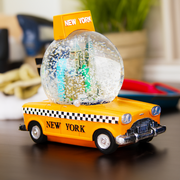 Yellow Cab Taxi "NEW YORK" Snow Globe (3 Sizes)