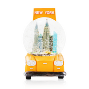 Yellow Cab Taxi "NEW YORK" Snow Globe (3 Sizes)