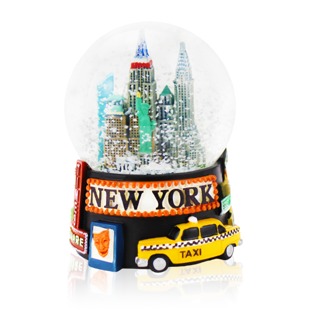 Broadway Show "NEW YORK" Snow Globe | New York City Souvenir (4 Sizes)