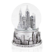 65MM Steel Skyline "NEW YORK City" Snow Globe | NYC Snow Globe | New York Souvenir