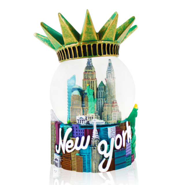 65MM Liberty Crown Statue of Liberty Snow Globe | New York City Souvenir