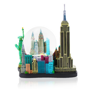 4D-Base Cityscape "NEW YORK" Snow Globe