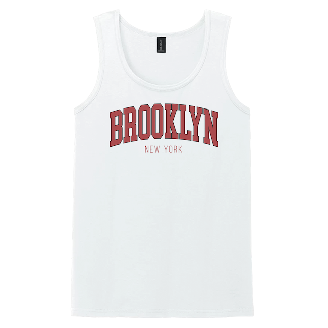 Classic College Red Brooklyn Tank Top (3 Colors) | Brooklyn Shirt