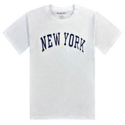 Embroidered Applique NEW YORK T Shirt (3 Colors)