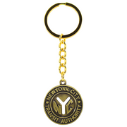 30MM Collectible MTA Y-Cut Token Keyring