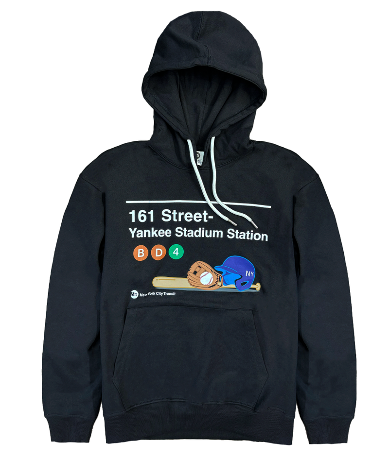 Yankees Baseball Stadium Station MTA Hoodie | Yankees Hoodie (S-2XL)
