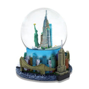 Musical Bridge-scape Manhattan "NEW YORK" Snow Globe | New York City Souvenir (3 Sizes)