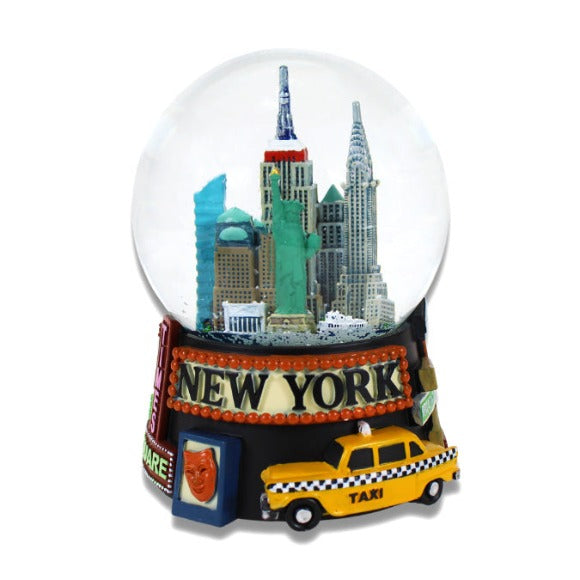 Broadway Show "NEW YORK" Snow Globe | New York City Souvenir (4 Sizes)