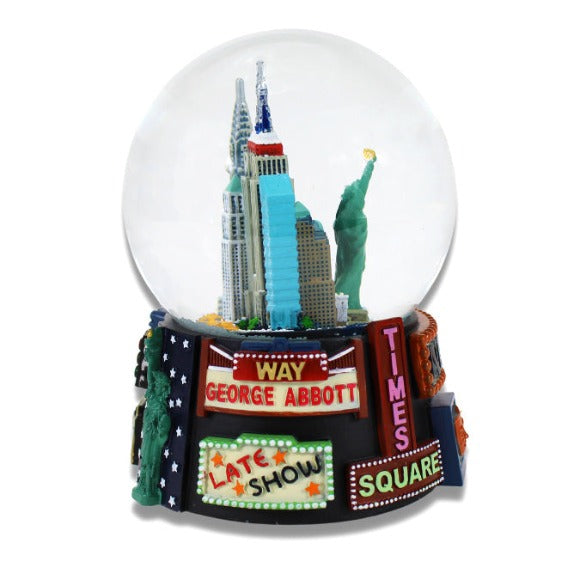 Broadway Show "NEW YORK" Snow Globe | New York City Souvenir (4 Sizes)