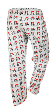 I Love NY Pajama Pants | I Heart New York Souvenir (5 Colors)[Small to 3XL]