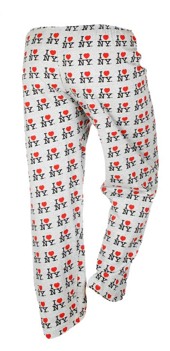 I Love NY Pajama Pants | I Heart New York Souvenir (5 Colors)[Small to 3XL]