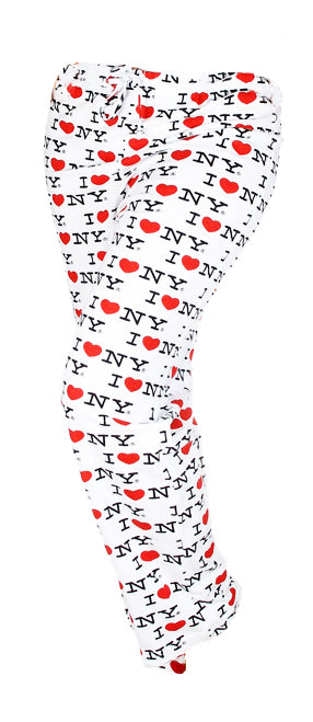 I Love NY Pajama Pants | I Heart New York Souvenir (5 Colors)[Small to 3XL]