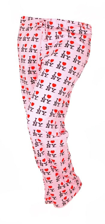 I Love NY Pajama Pants | I Heart New York Souvenir (5 Colors)[Small to 3XL]