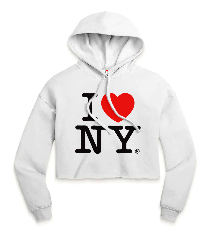 Official I Love NY Crop Top Hoodie (5 Colors)