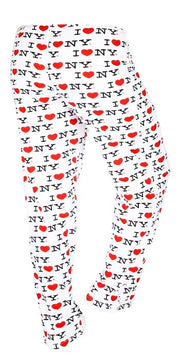 I Love NY Pajama Pants | I Heart New York Souvenir (5 Colors)[Small to 3XL]